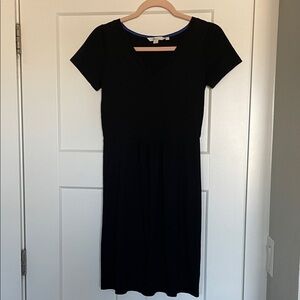 Boden Classic Black Midi Dress